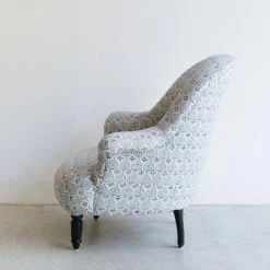 Elsie Green What's New Block Print Crapaud Chair