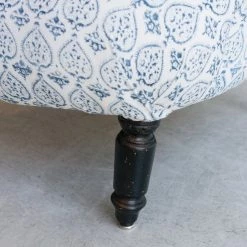 Elsie Green What's New Block Print Crapaud Chair