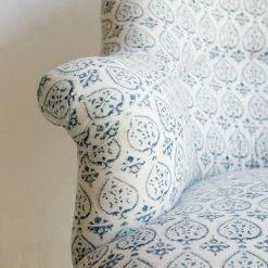 Elsie Green What's New Block Print Crapaud Chair