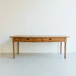 Elsie Green What's New Vintage Farm Table With Drawers