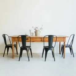 Elsie Green What's New Vintage Farm Table With Drawers