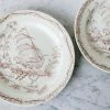 Elsie Green Pair Of Vintage Transferware Platters What's New