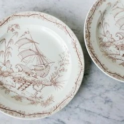 Elsie Green Pair Of Vintage Transferware Platters What's New