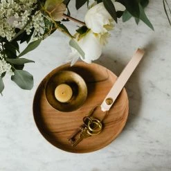 Elsie Green What's New Leather Key Fob