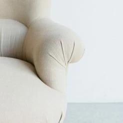 Buy ๐ Elsie Green Pair Of Linen Napoleon Arm Chairs โจ 22 Elsie Green Pair Of Linen Napoleon Arm Chairs