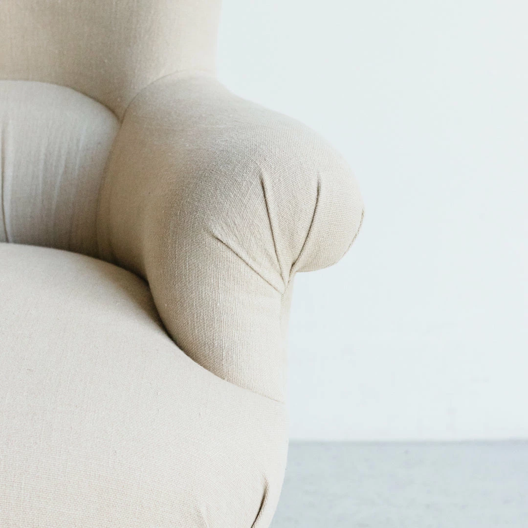 Buy ๐ Elsie Green Pair Of Linen Napoleon Arm Chairs โจ 9 Elsie Green Pair Of Linen Napoleon Arm Chairs