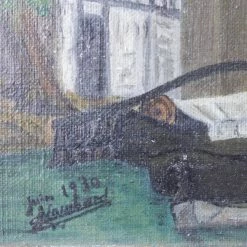 Elsie Green Castle Oil Oil Painting | Dated 1930