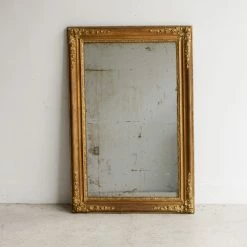 Elsie Green What's New Vintage Gold Rectangular Mirror