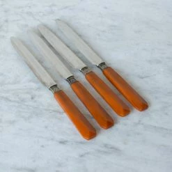Elsie Green What's New Bakelite Handled French Knife Set Of 4