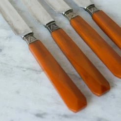 Elsie Green What's New Bakelite Handled French Knife Set Of 4