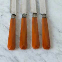 Elsie Green What's New Bakelite Handled French Knife Set Of 4