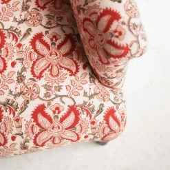 Elsie Green What's New Vintage Block Print Crapaud Chair