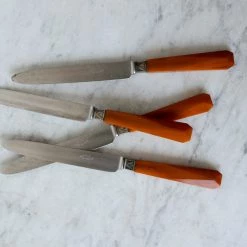 Elsie Green What's New Bakelite Handled French Knife Set Of 4