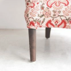 Elsie Green What's New Vintage Block Print Crapaud Chair