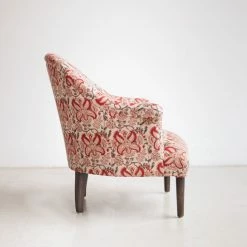 Elsie Green What's New Vintage Block Print Crapaud Chair