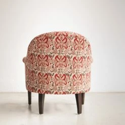 Elsie Green What's New Vintage Block Print Crapaud Chair