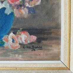 Elsie Green Les Anémones Floral Oil Painting | Dated 1952