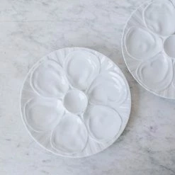 Elsie Green What's New Pair Of Vintage Oyster Plates