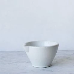 Elsie Green Porcelain Pharmacist's Mortar