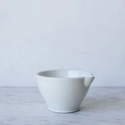 Elsie Green Porcelain Pharmacist's Mortar