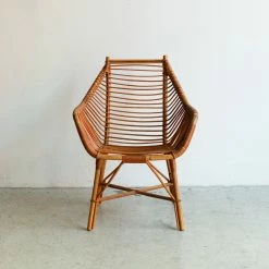 Elsie Green What's New Pair Of Rattan Lounge Chairs