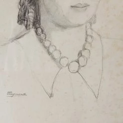 Elsie Green Le Portrait De Jacquotte Line Drawing What's New