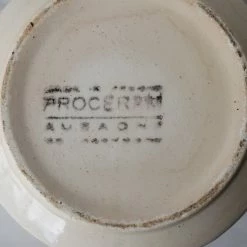 Didier Martin Ironstone Confiture Crock With Citrus Salt & Silver Spoon