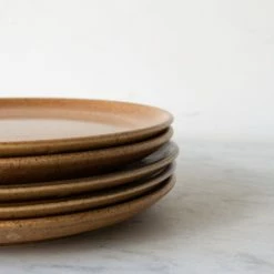 Les Puces What's New Stoneware Plate Set Of 5