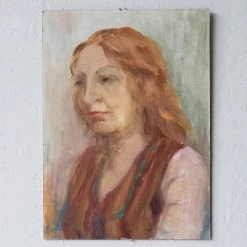 Elsie Green Madame Rouquine Portrait Oil Painting Art Galerie