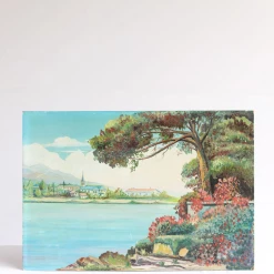 Le Mans Village By The Seaside Oil Painting