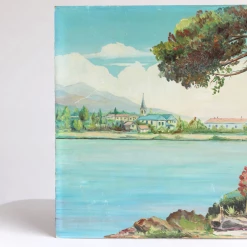 Le Mans Village By The Seaside Oil Painting