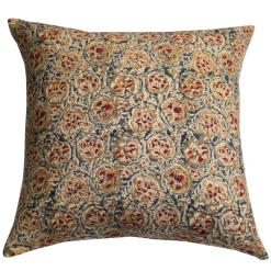 Elsie Green Cotton Block Printed Pillow Cover | Adah Mela What's New