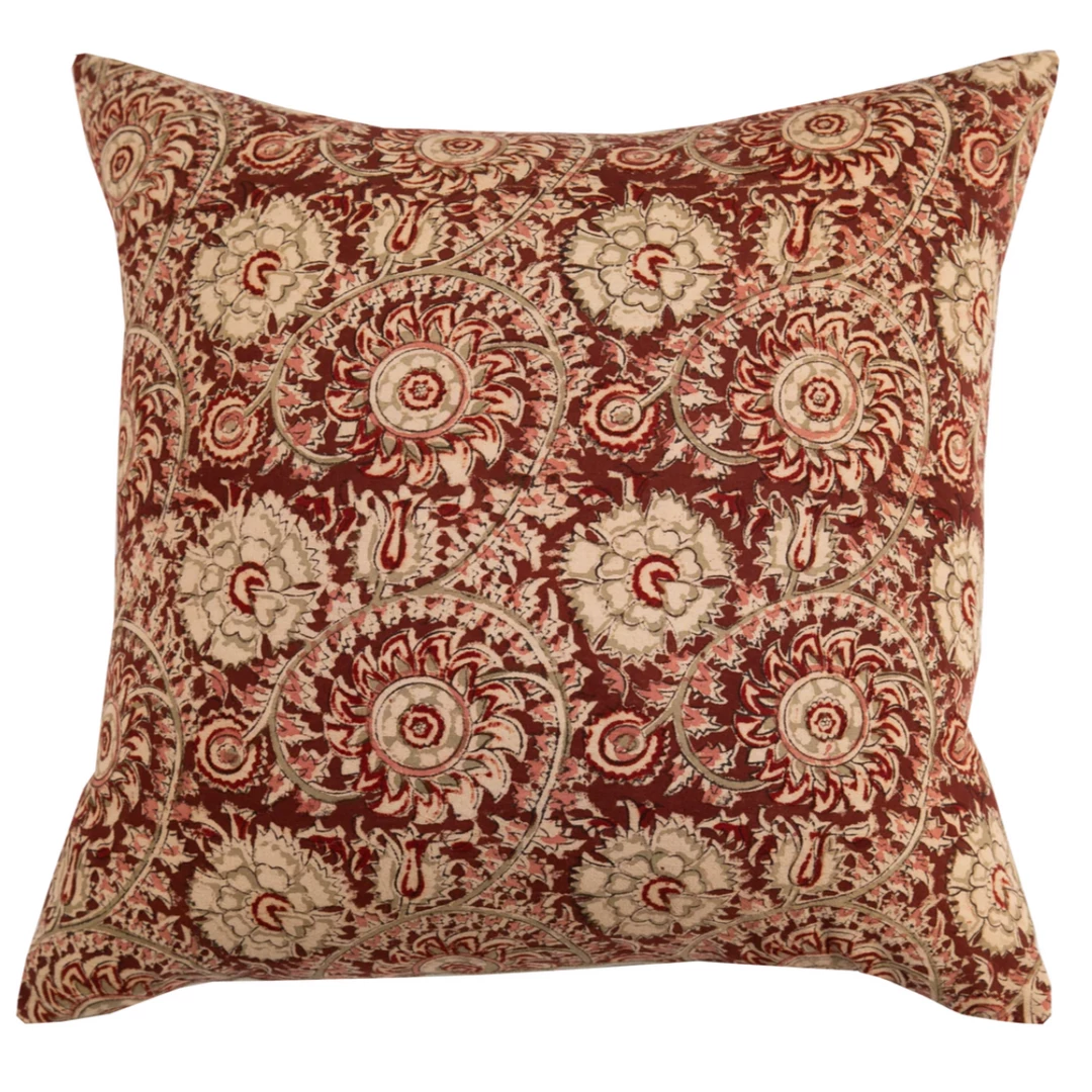 Wholesale β€οΈ Elsie Green Cotton Block Printed Pillow Cover | Adah Lela What's New π 4 Elsie Green Cotton Block Printed Pillow Cover | Adah Lela What's New