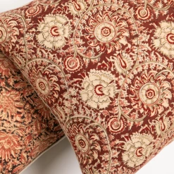 Elsie Green Cotton Block Printed Pillow Cover | Adah Lela What's New