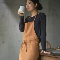 Elsie Green Linen Daily Apron What's New
