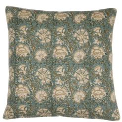 Elsie Green Block Print Pillow Cover | Nisa Lush What's New