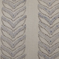 Elsie Green Block Printed Pillow Cover | Claire Indigo