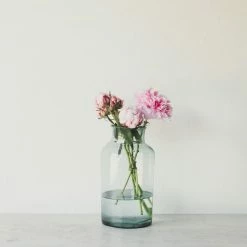 Henrick Monique Aqua Blown Glass Pickling Jar