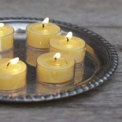 Elsie Green Beeswax Tea Light Or Votive Set Of 6 Decor