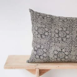 Elsie Green Block Print Lumbar Pillow