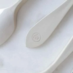 Elsie Green Ceramic Spoon | White The French Kitchen