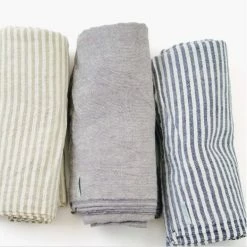 Elsie Green What's New Chambray Linen Throw