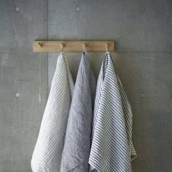 Fog Linen Chambray Stripe Towel What's New