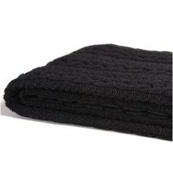 In 2 Green Chunky Cable Throw