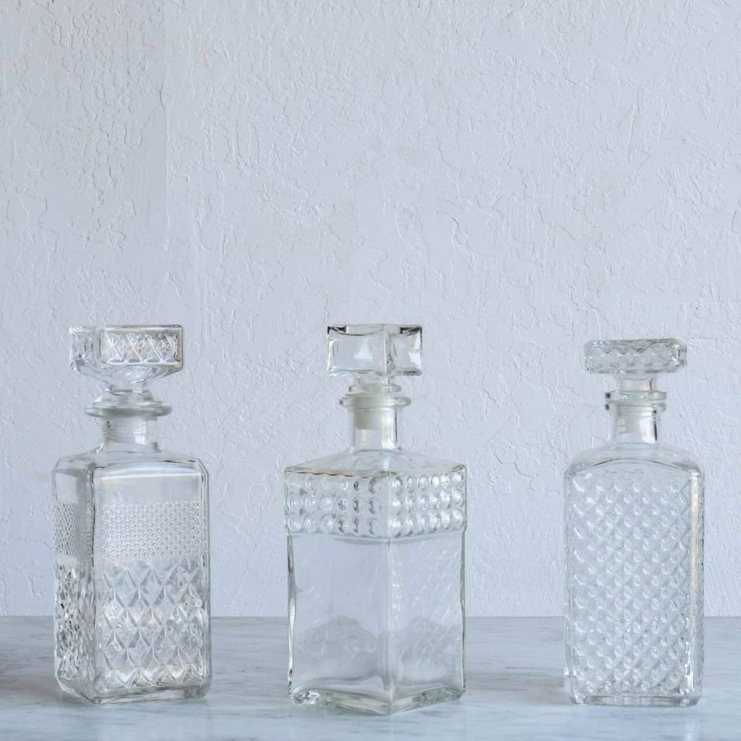 Buy ⭐ Elsie Green Cut Glass Decanter 😍 4 Elsie Green Cut Glass Decanter