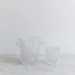 Elsie Green What's New Cut Glass Ice Bucket