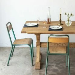 Custom Furniture Tag Sale Forager Reclaimed Wood Farm Table | Slim Edition | Floor Sample