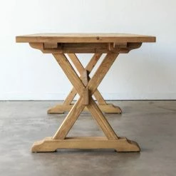 Custom Furniture Tag Sale Forager Reclaimed Wood Farm Table | Slim Edition | Floor Sample