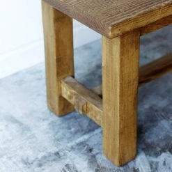 Custom Furniture French Inspired Reclaimed Wood Farm Bench