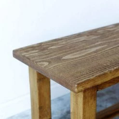 Custom Furniture French Inspired Reclaimed Wood Farm Bench